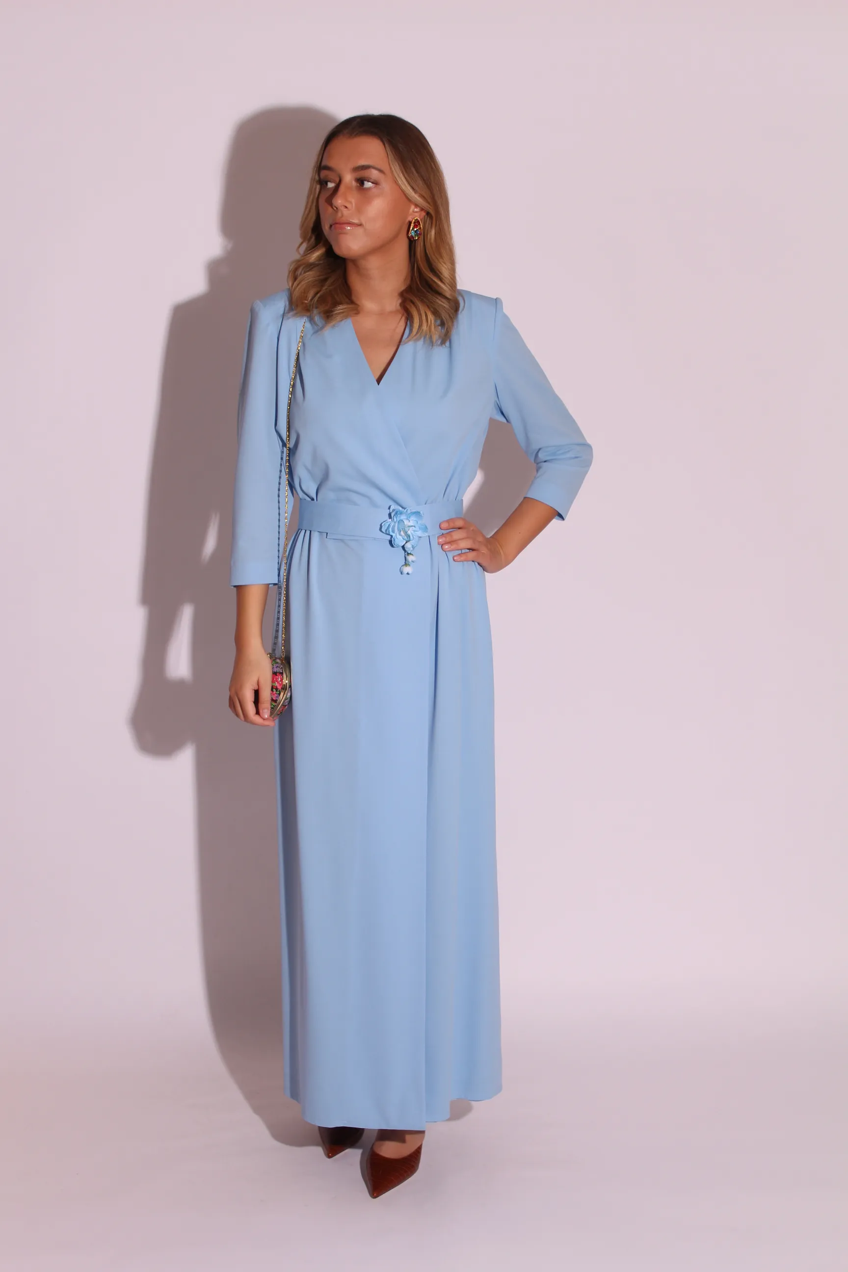 Light Blue Evening Dress