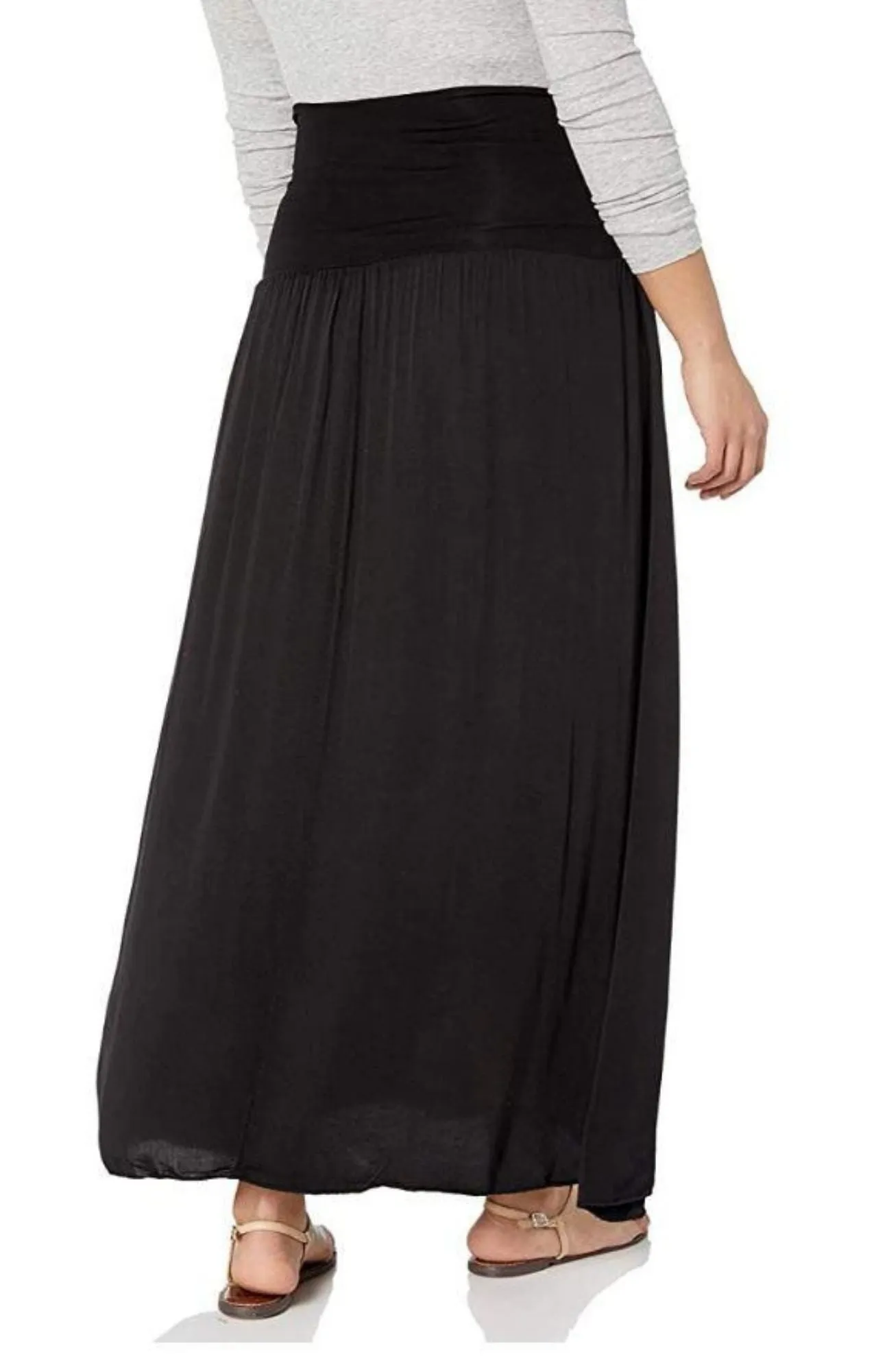 M Made in Italy - Plus Size Maxi Essential Skirt