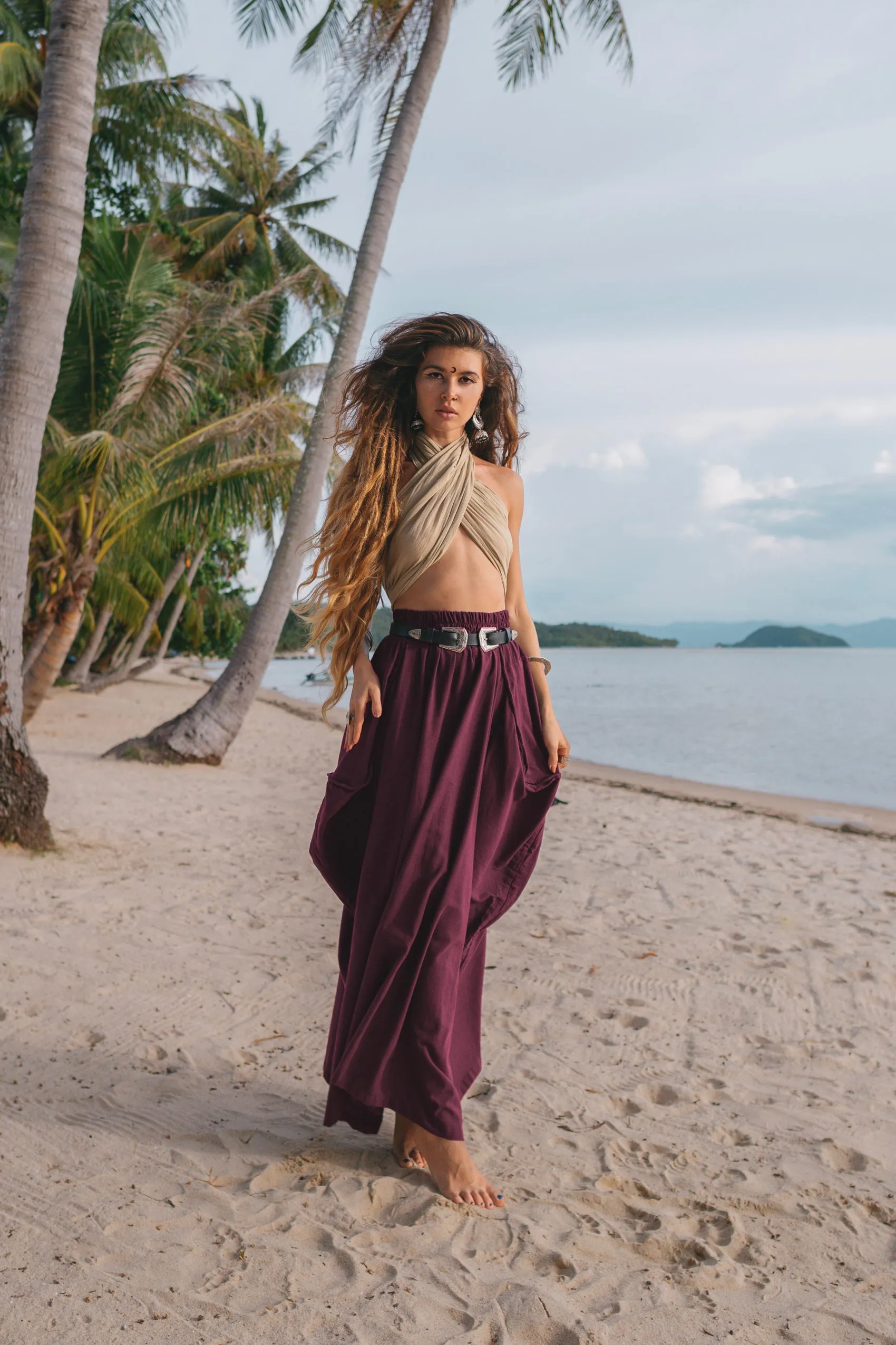 Maxi Skirt Alaina Mangosteen