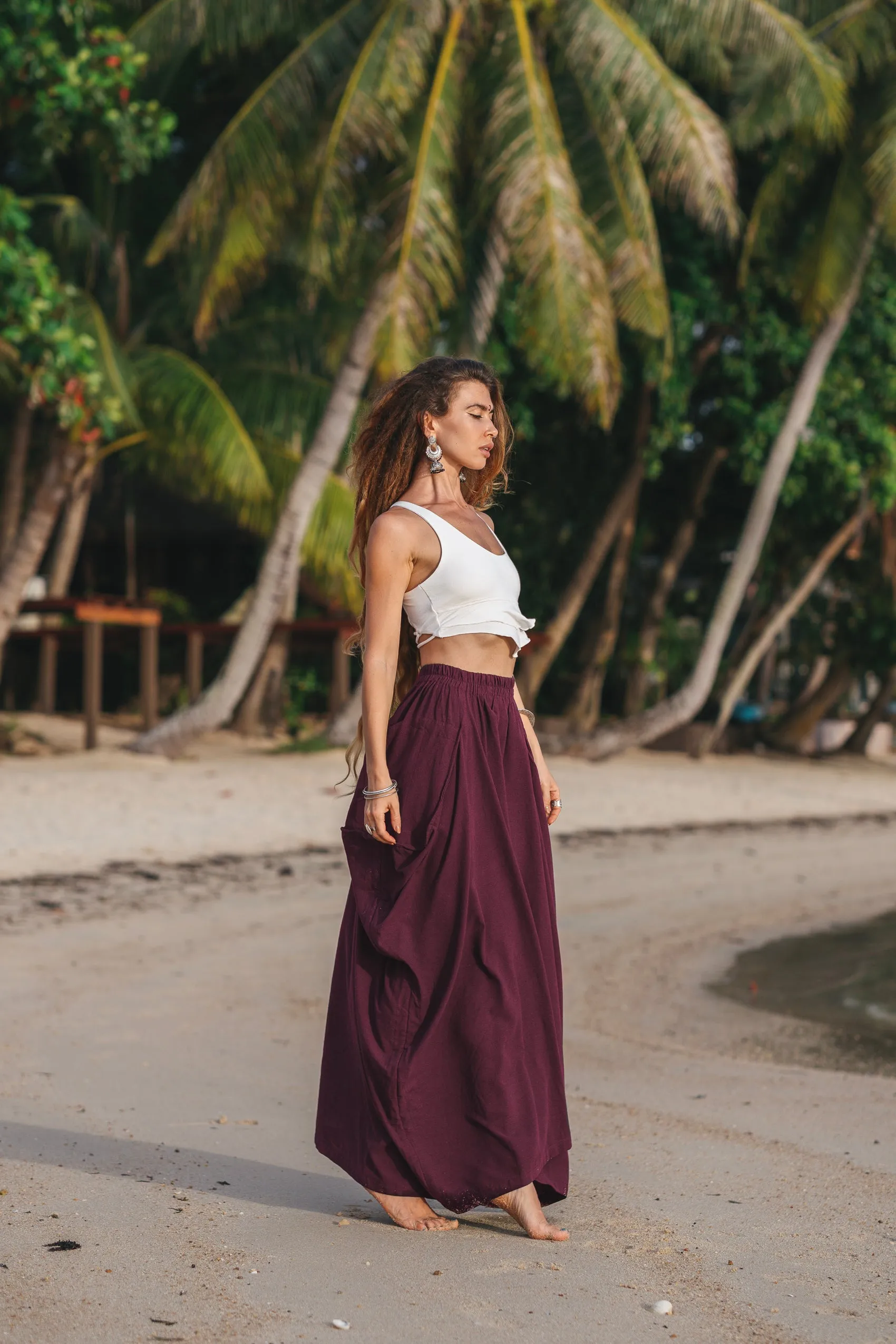 Maxi Skirt Alaina Mangosteen