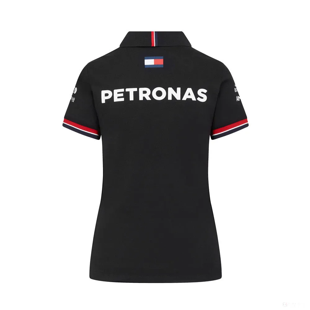 Mercedes Womens Polo, Team, Black, 2022