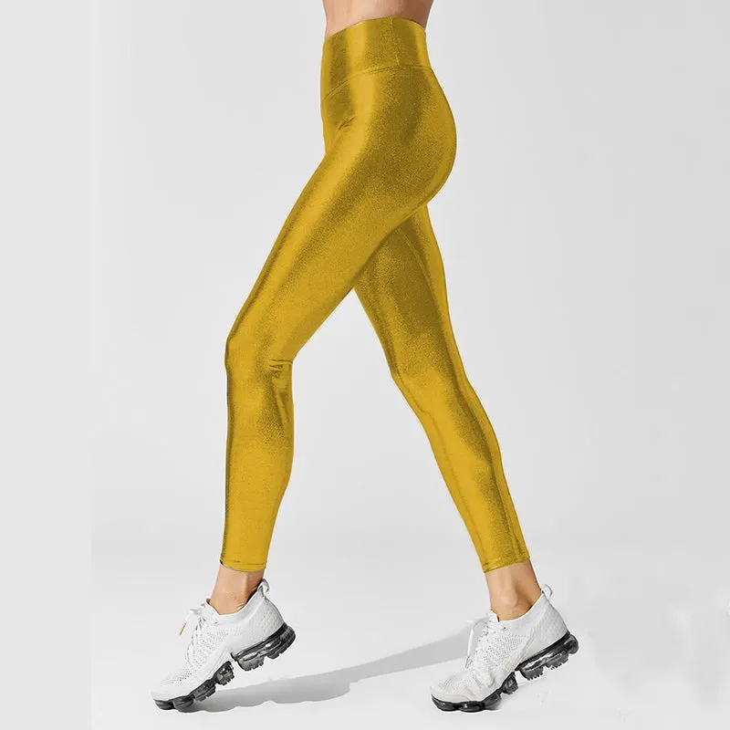 Metallic Leggings Adult - Gold