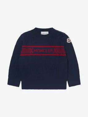 Moncler Enfant Baby Boys Contrast Wool Knitted Jumper