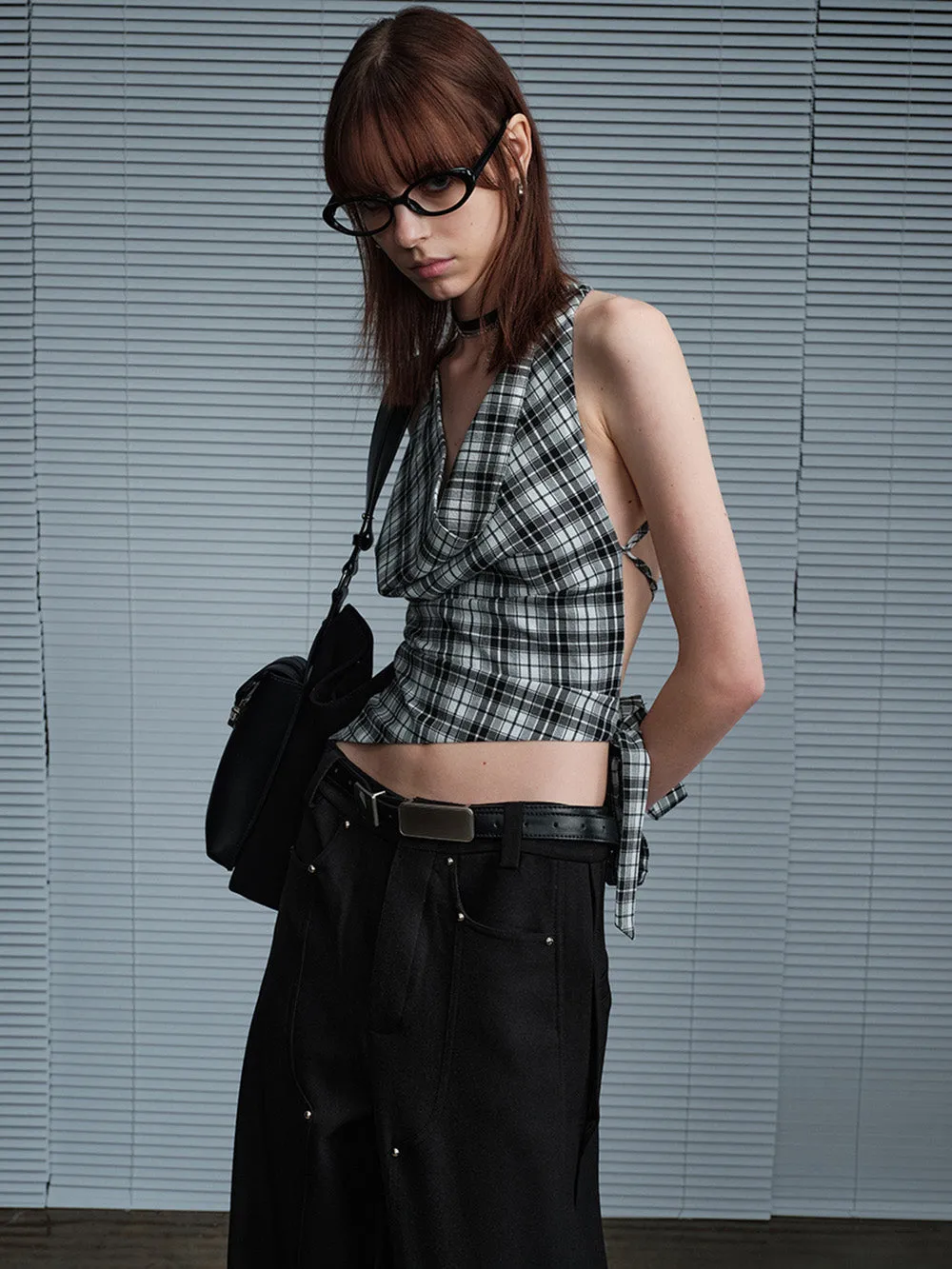 MUKTANK x MODULER Plaid Inner Top