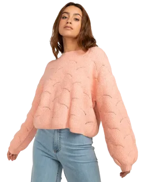 Mystic Girl Jumper in Peach Pit