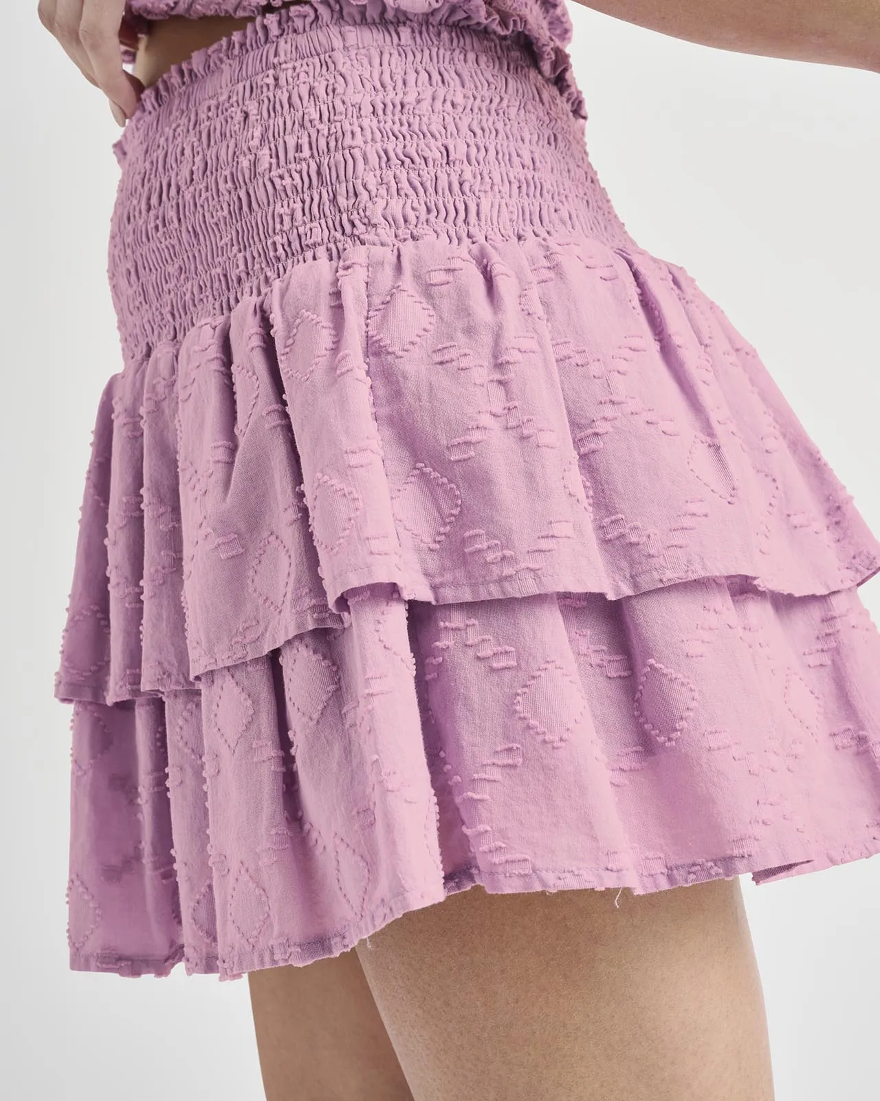 Olivia Jacquard Mini Skirt