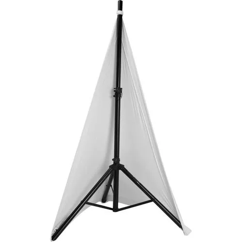 On-Stage SSA100W White Speaker / Lighting Stand Skirt / Scrim