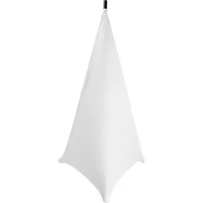 On-Stage SSA100W White Speaker / Lighting Stand Skirt / Scrim