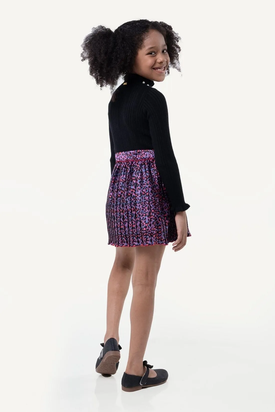 One Friday Multi Animal Printed Skirt