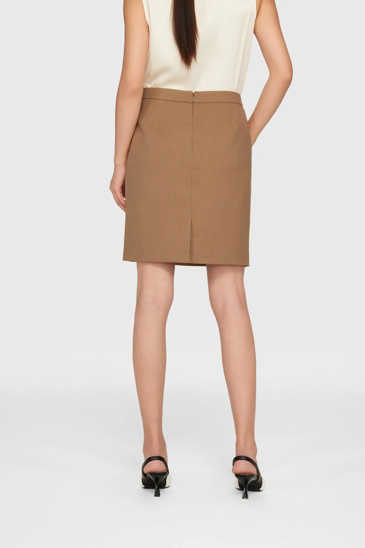 Penny Soft Touch Stretchable Cavalry Twill Suit Skirt