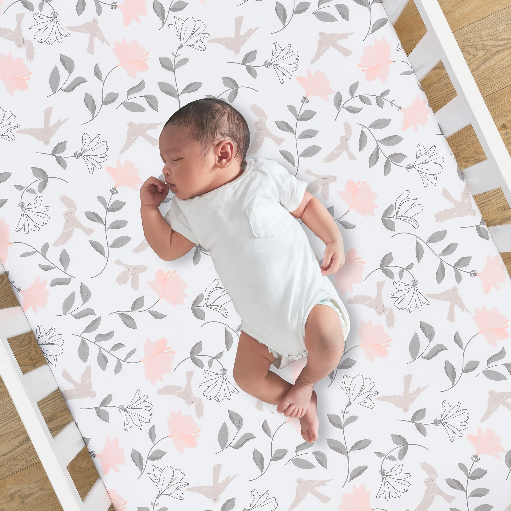 Petals 3-Piece Crib Bedding Set