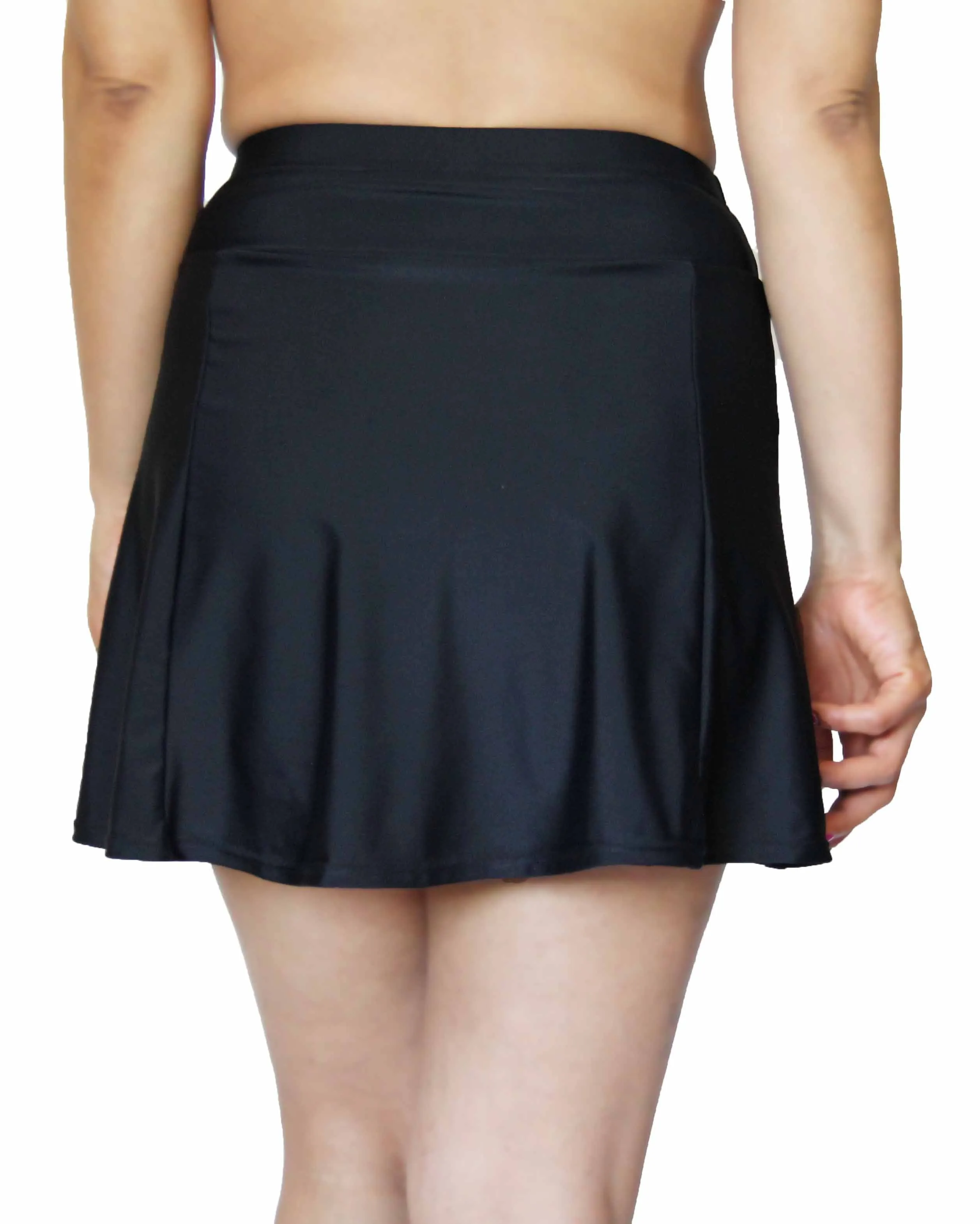 Plus Size Retro Swim Skirt