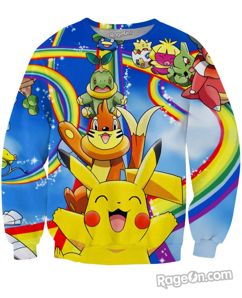 Pokemon Superslide Crewneck Sweatshirt