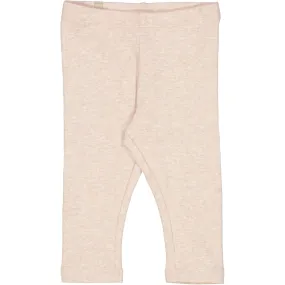 Rib Leggings - rose melange