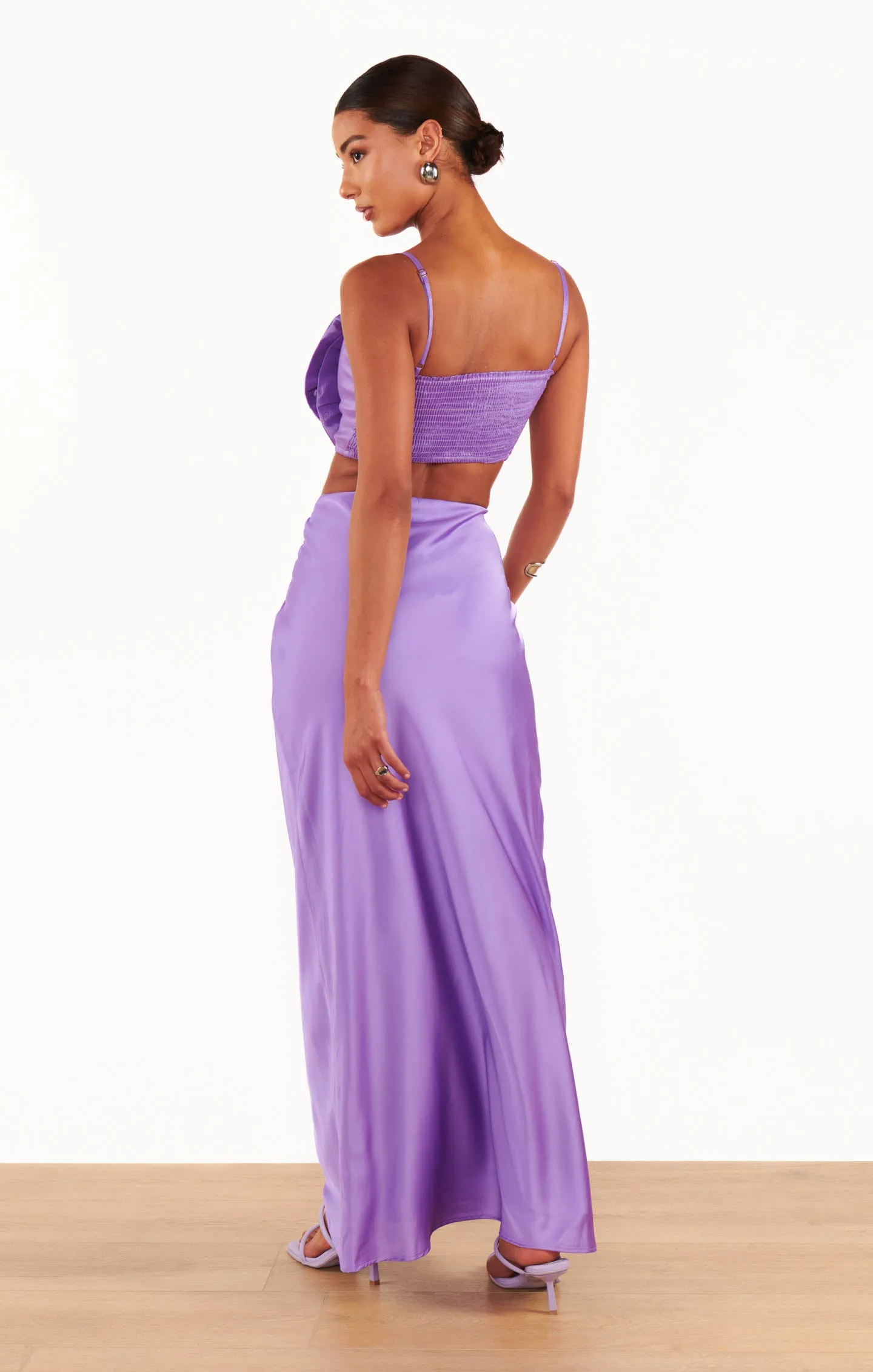 Rose Top ~ Violet Taffeta