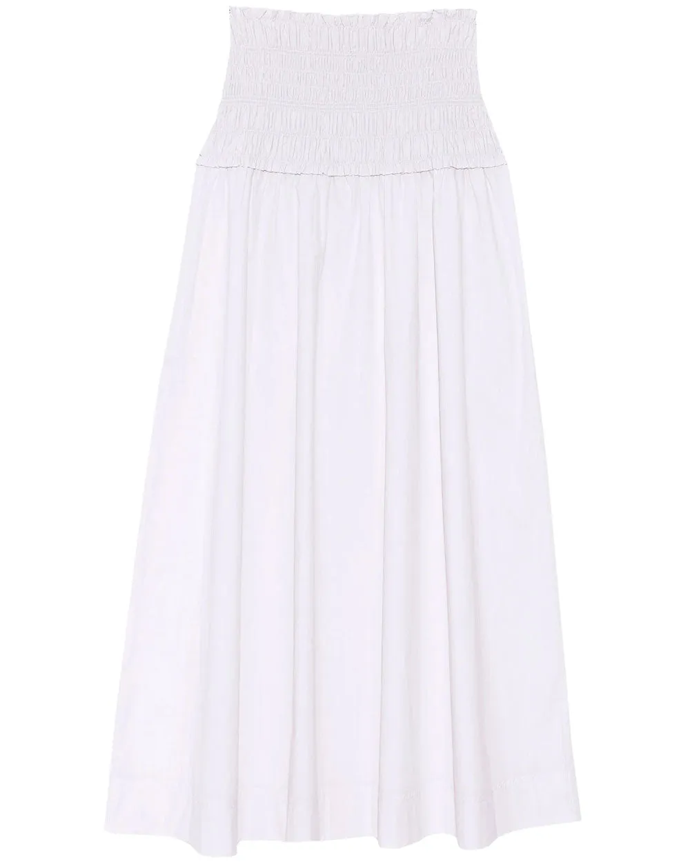 Salt Ora Smocked Maxi Skirt