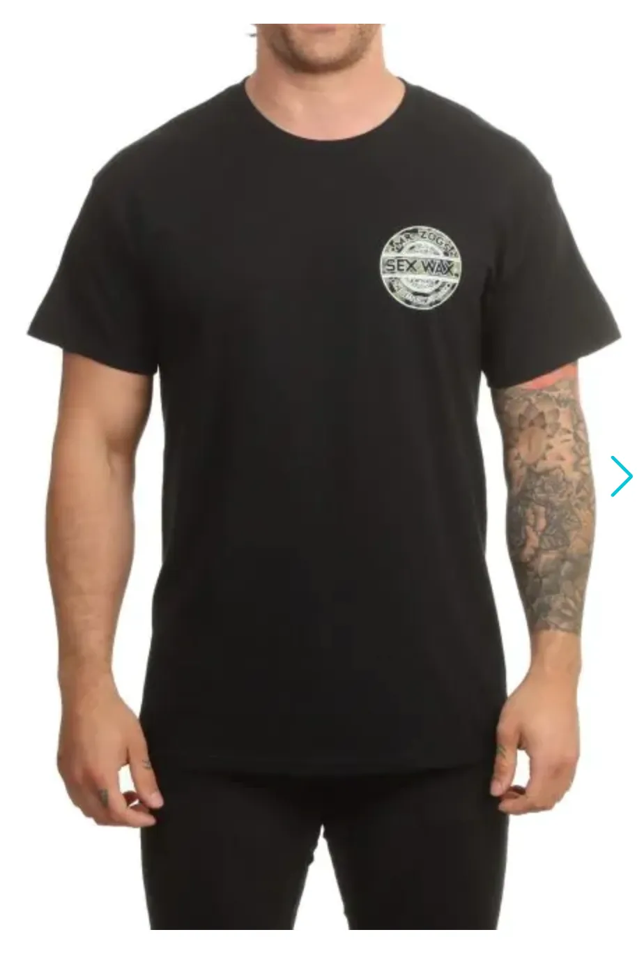 Sexwax Camo Tee Black