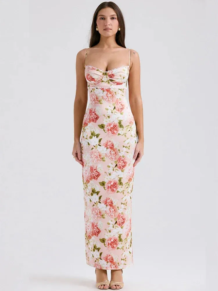 Sharone - Romantic floral maxi dress