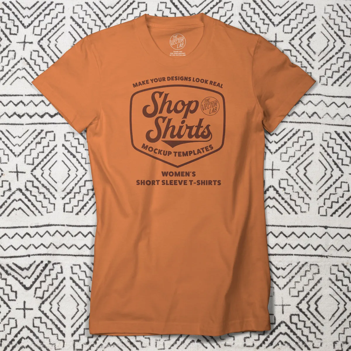 Shop Shirts: Women's T-Shirt Mockup Templates