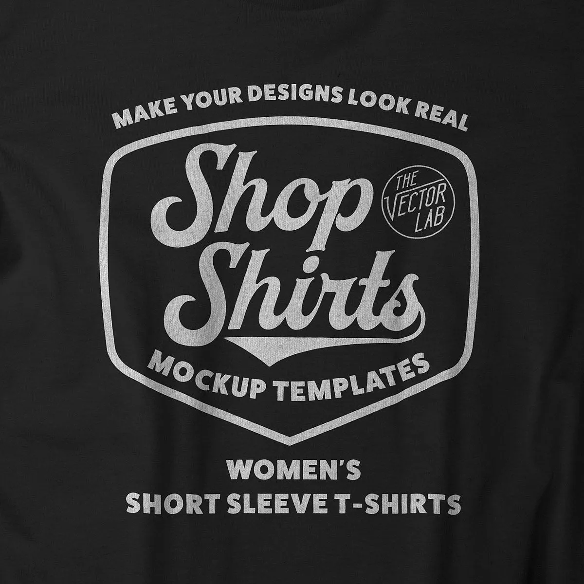 Shop Shirts: Women's T-Shirt Mockup Templates