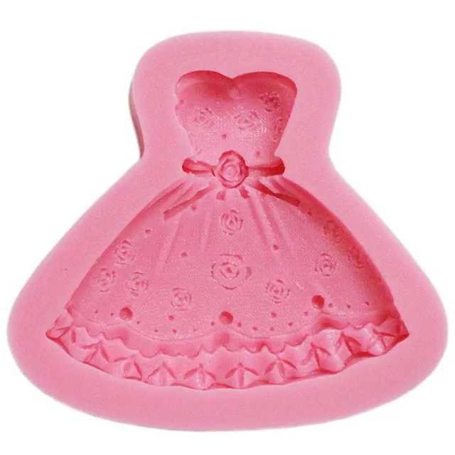 Skirt Dress Shaped Silicone Cake Mold Silicone Tools