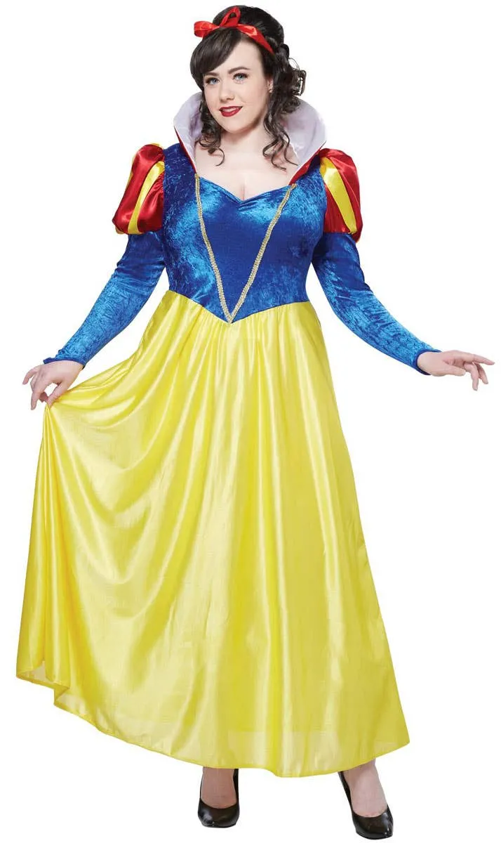 Snow Princess Plus Size Womens Fairytale Costume