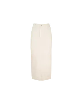 SODA DENIM SKIRT CREAM