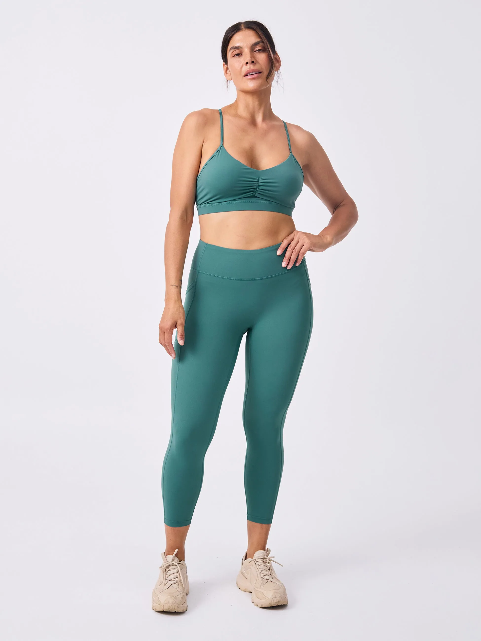 Soft Touch Pocket 7/8 Legging - Eden