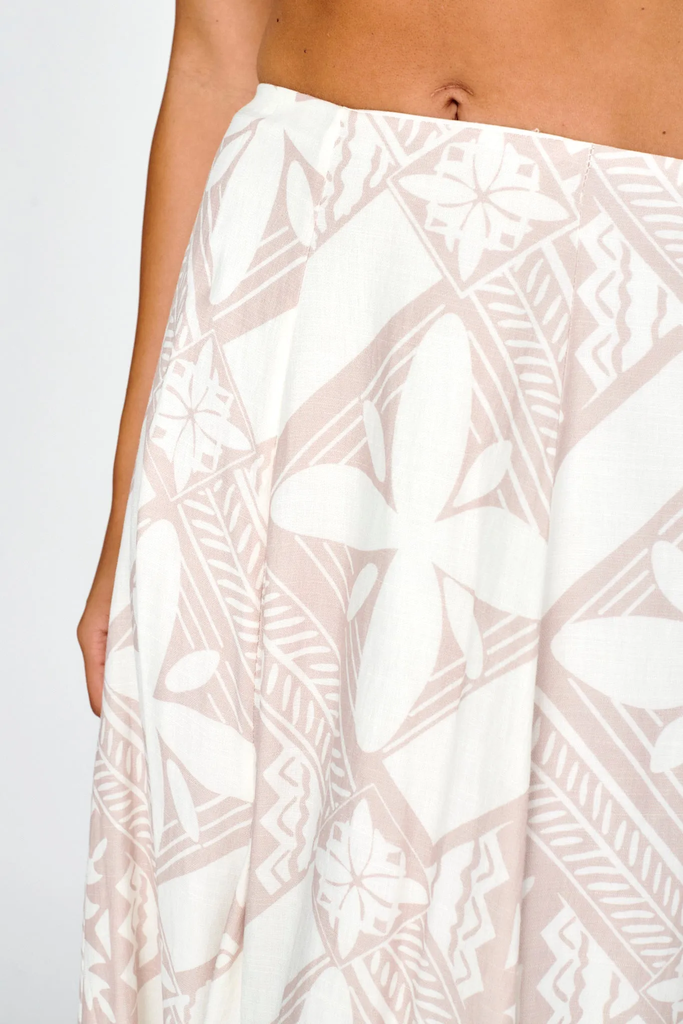 Sought After Maxi Skirt Print Latte