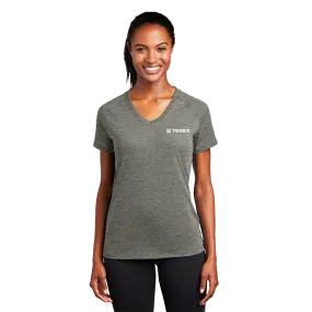 Sport Tek Ladies Ultimate Performance V-Neck