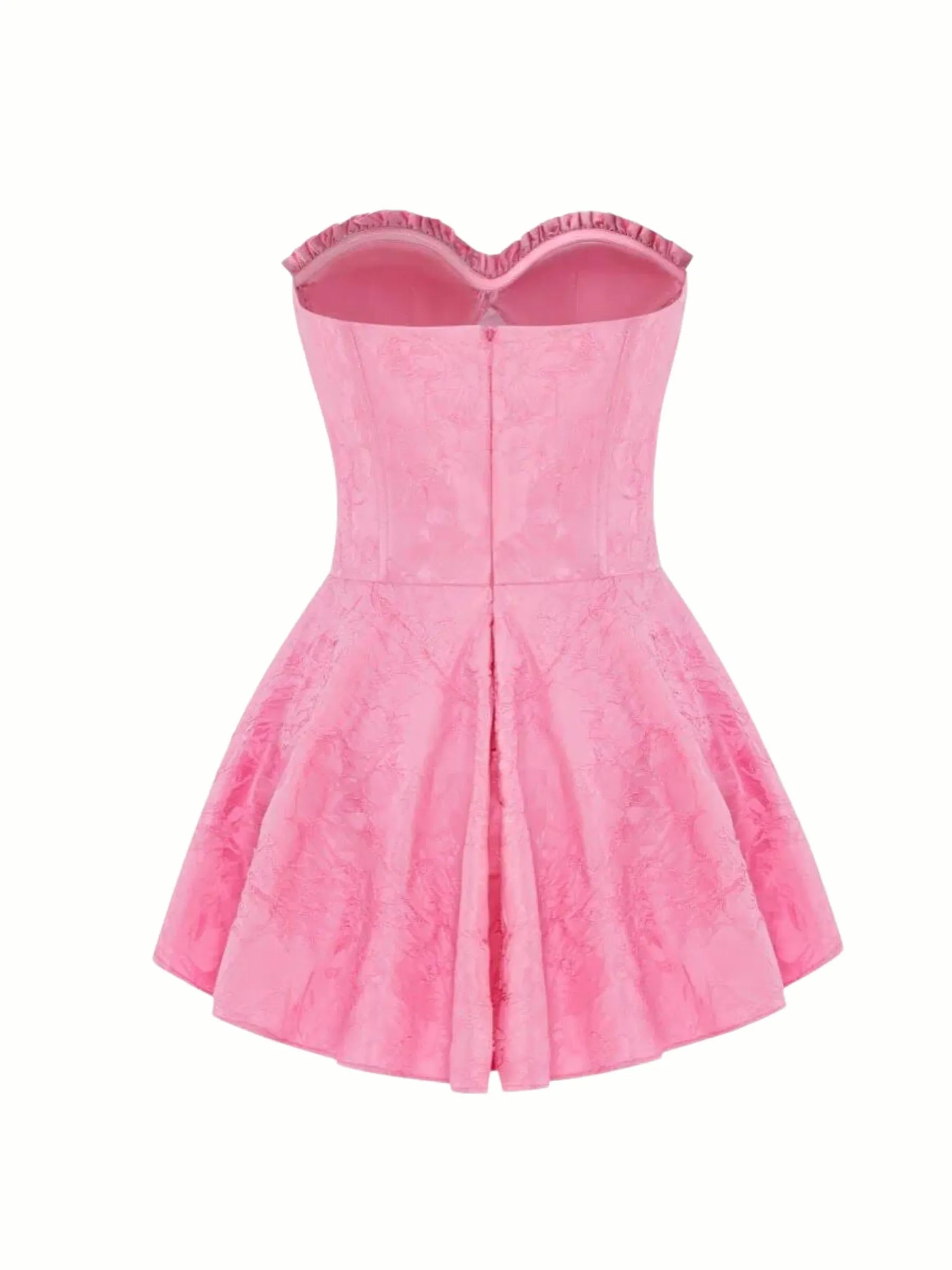 Stassi Mini Gown Dress in Pink