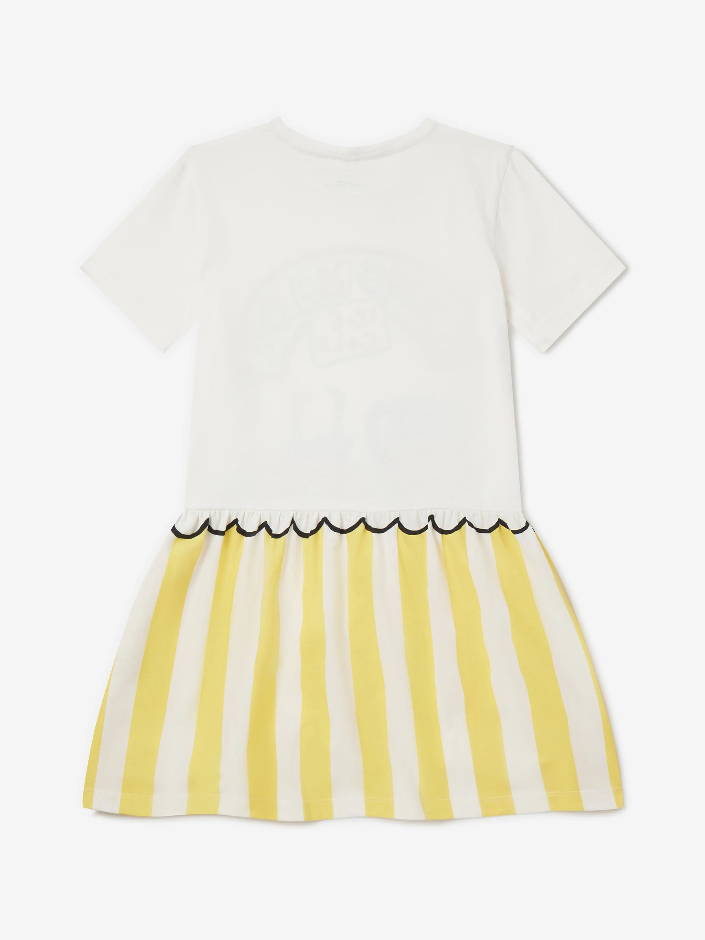 Stella McCartney Baby Girls Lemonade Stall Jersey Dress in Ivory