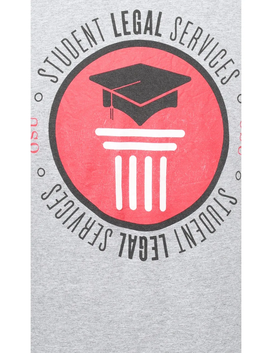 Student Legal Services Printed T-shirt - L