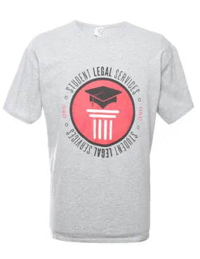 Student Legal Services Printed T-shirt - L