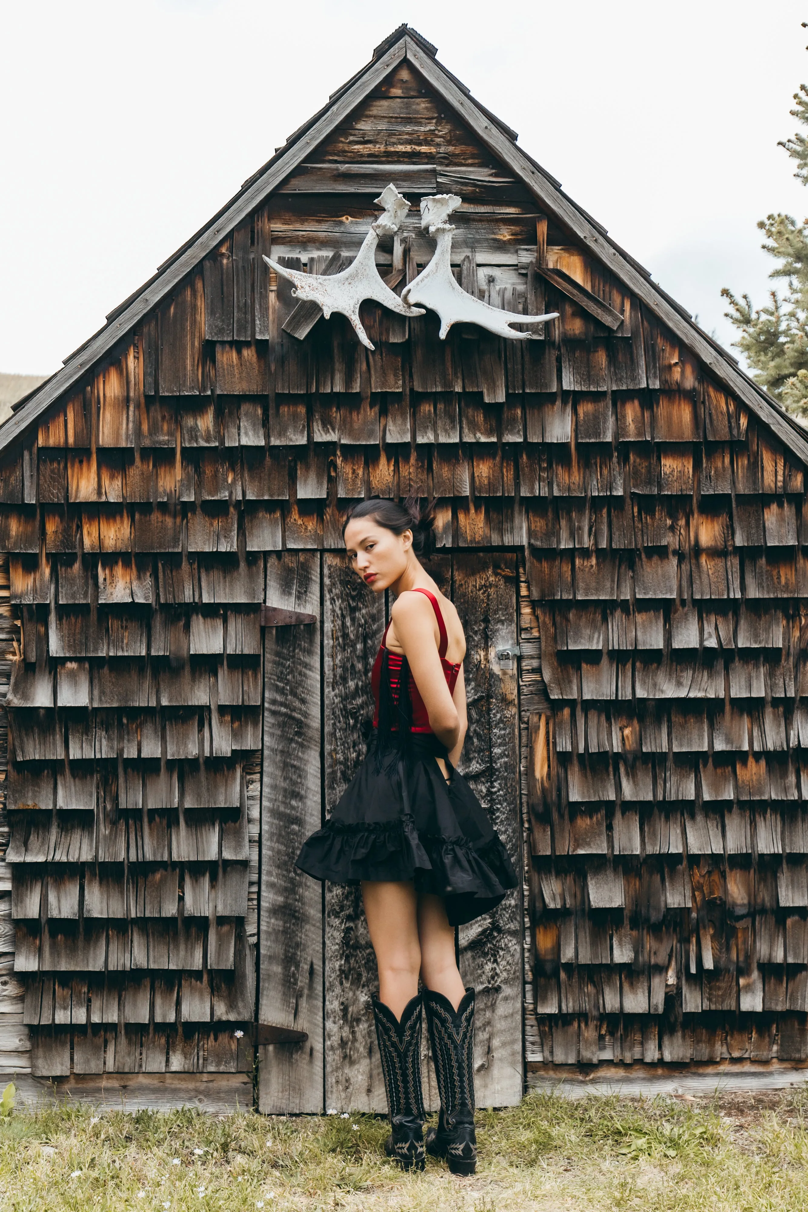 Taffeta Quinoa Skirt