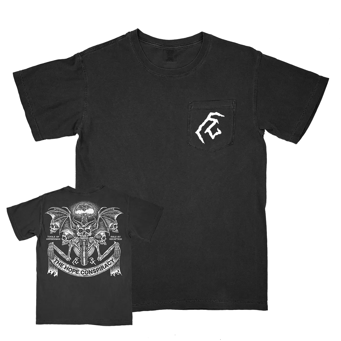 The Hope Conspiracy "Tools Of Oppression: Symbol" Black Premium Pocket T-Shirt