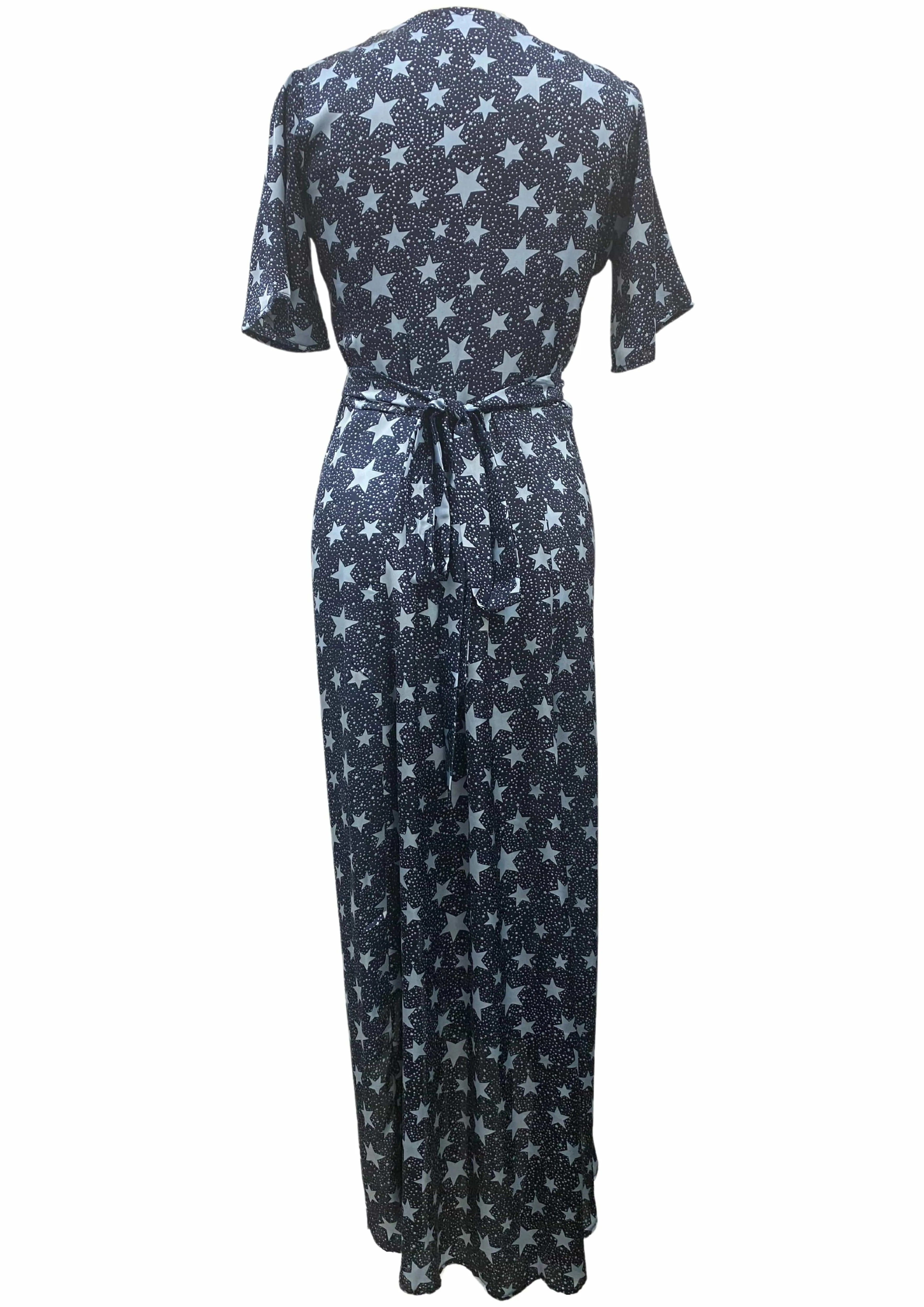 The Maxi Wrap Dress - Starry Nights