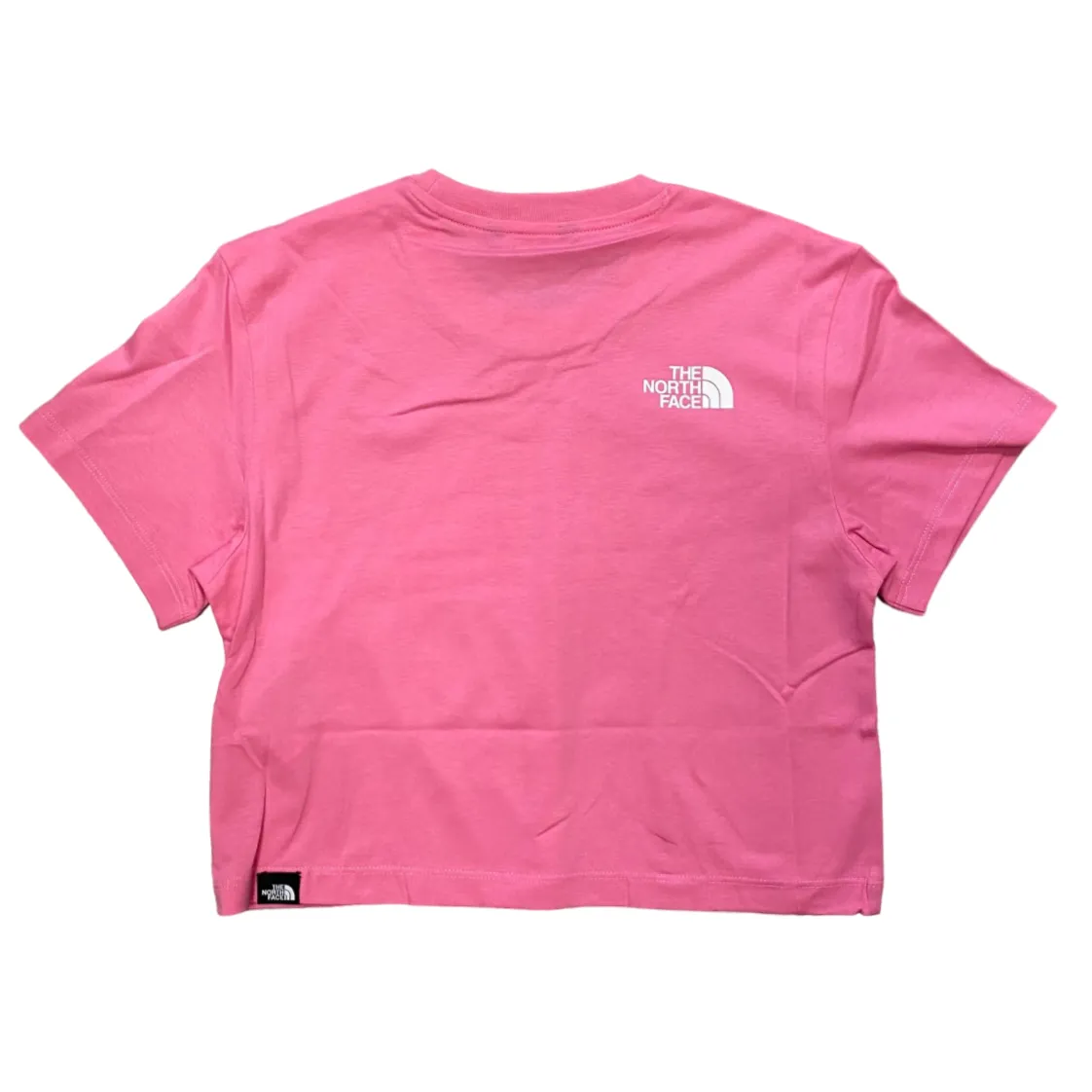 The North Face maglietta manica corta da ragazza Crop Easy NF0A87T7PIH rosa