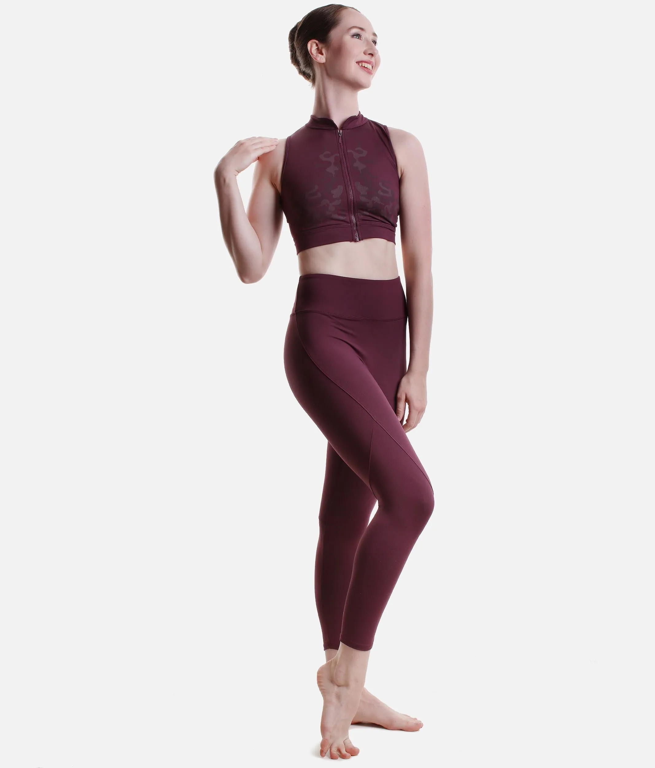 Tiana Panelled 7/8th Dance Leggings - 9338