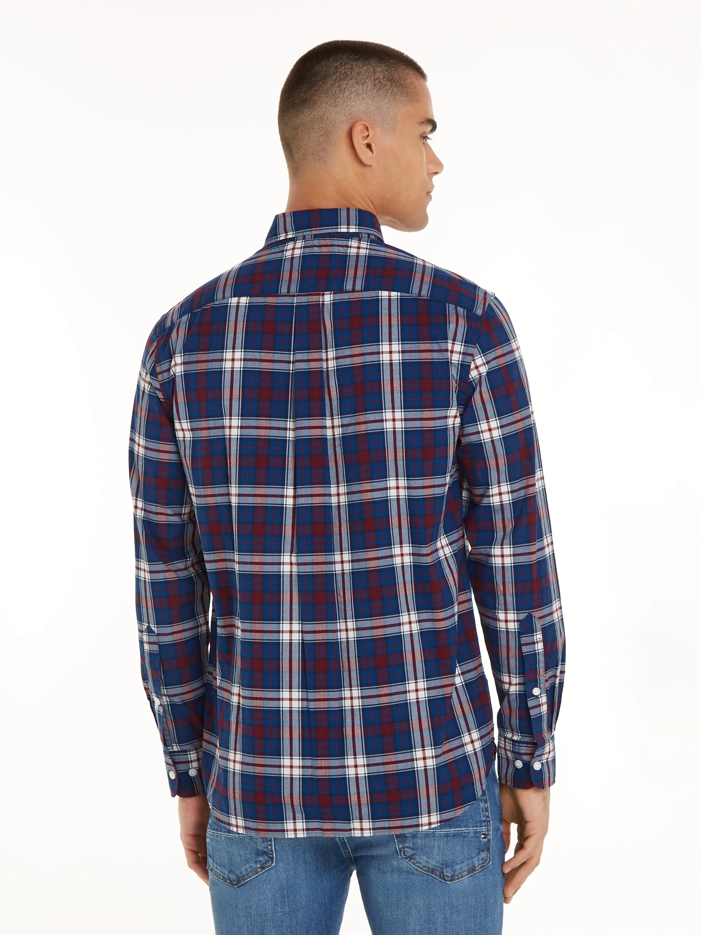 Tommy Tartan Regular Fit Poplin Shirt