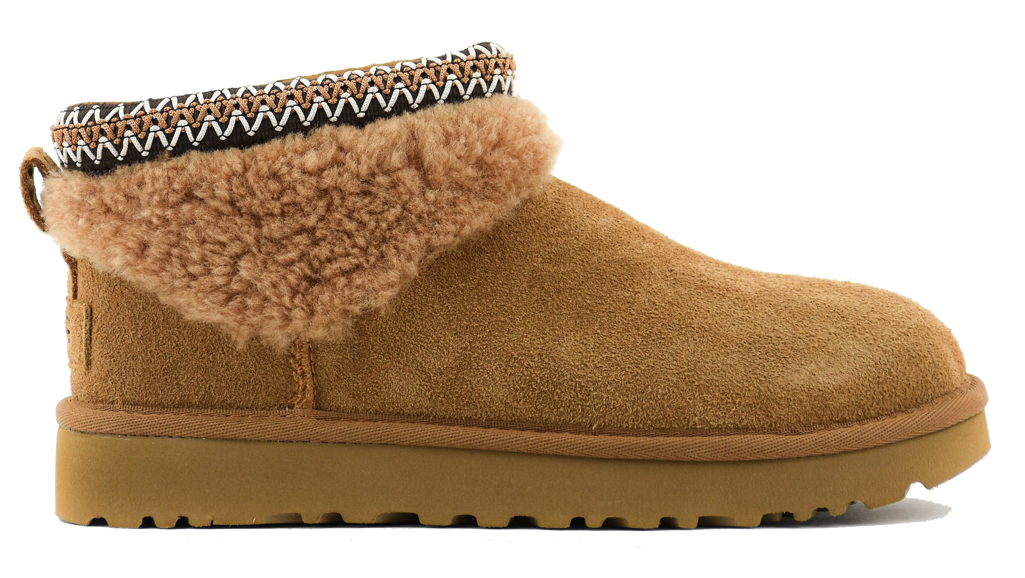 UGG CLASSIC ULTRA MINI MAXI CURLY CHESTNUT