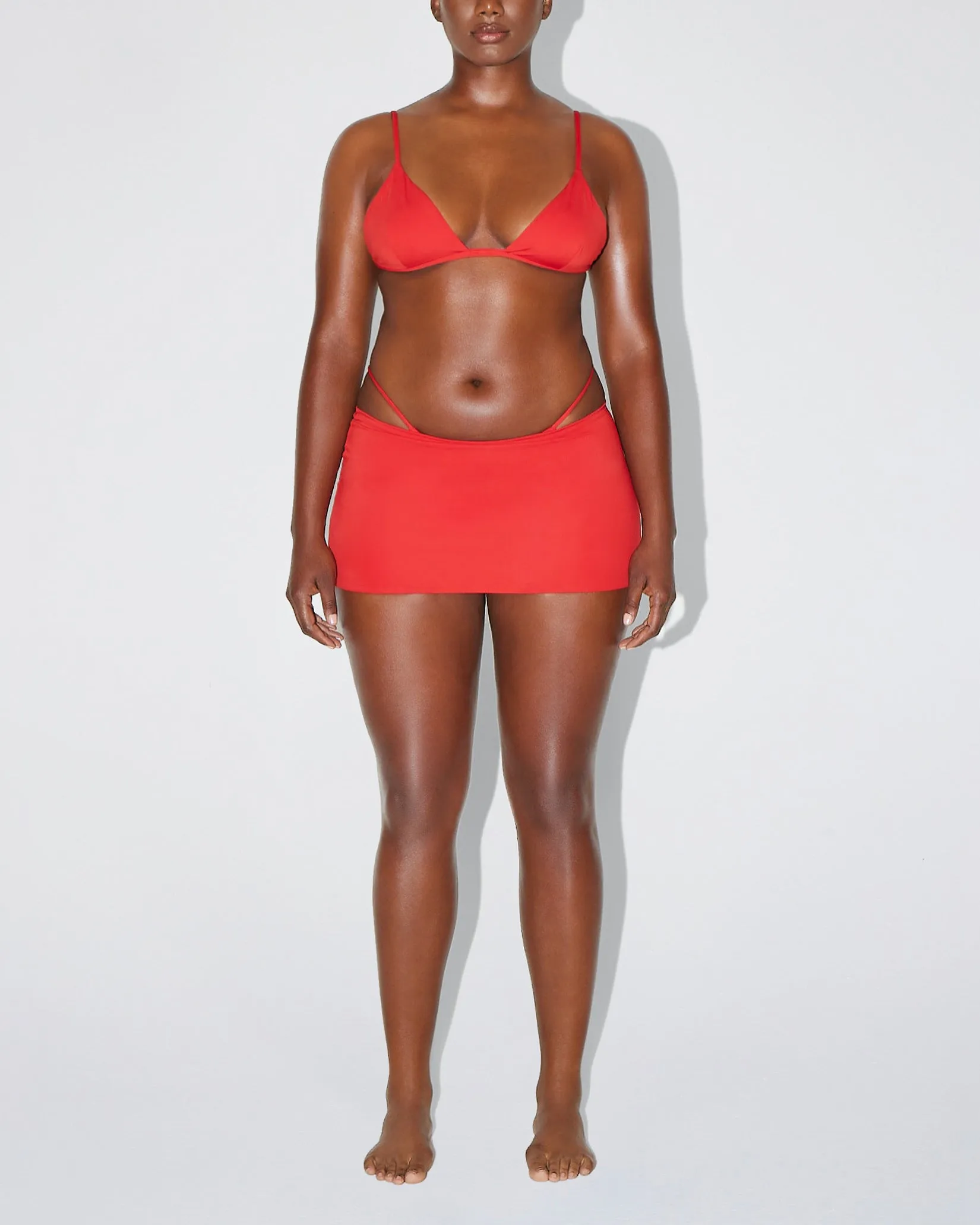 Ultra Mini Swim Skirt | Cherry