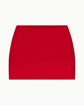 Ultra Mini Swim Skirt | Cherry