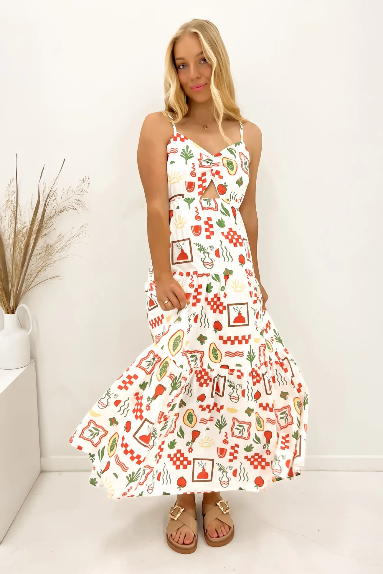 Valancia Maxi Dress Print