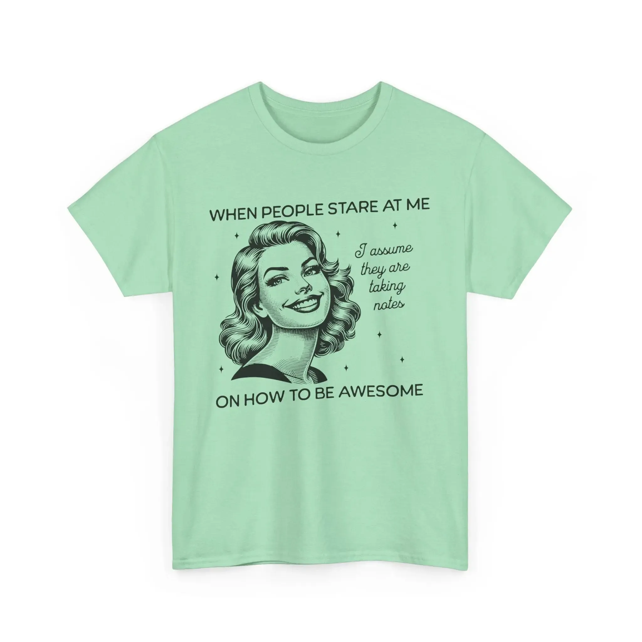 When People Stare Womenswear Classic Cotton T-Shirt