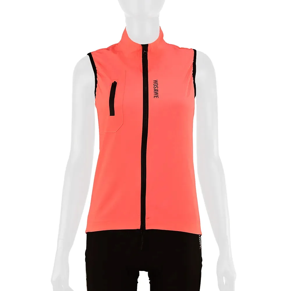 Women's Cycling Vest Windproof Sportswear Sleeveless Quick Dry Road Underwear Comfortable Bicycle For Female Tops Bike