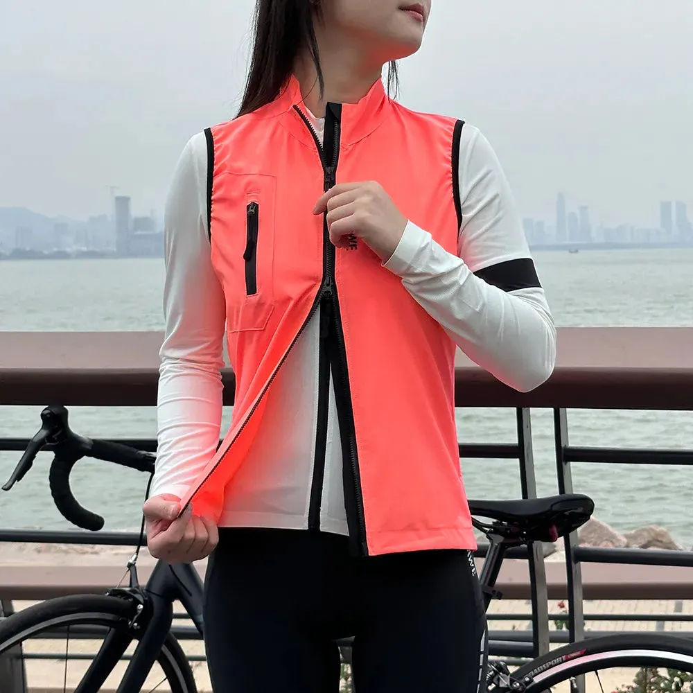 Women's Cycling Vest Windproof Sportswear Sleeveless Quick Dry Road Underwear Comfortable Bicycle For Female Tops Bike