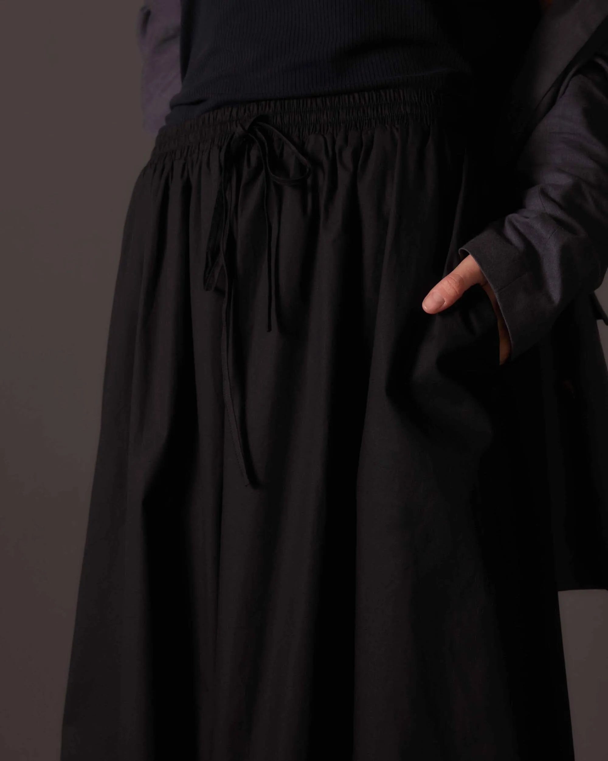 Women's Poplin Maxi Skirt