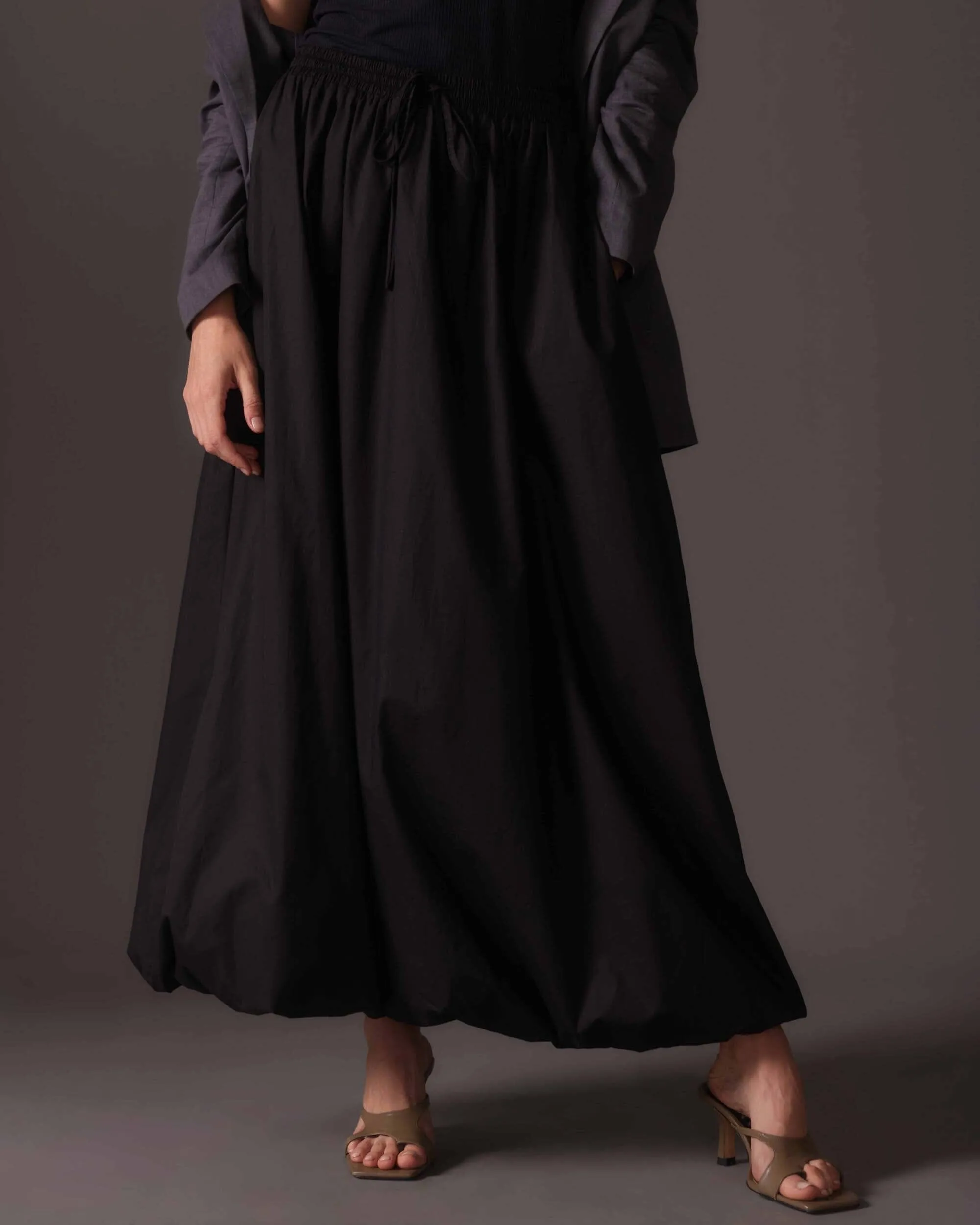 Women's Poplin Maxi Skirt