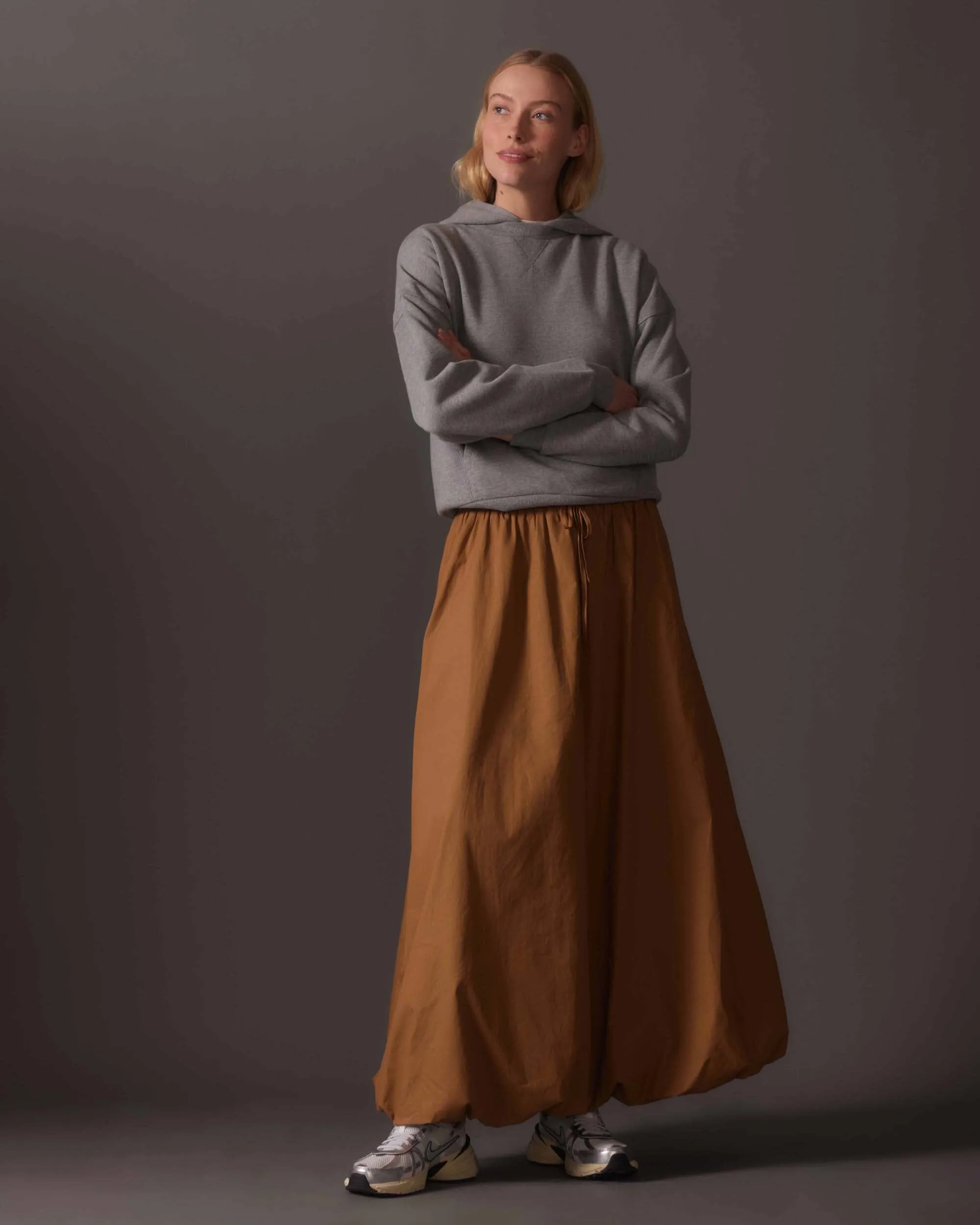 Women's Poplin Maxi Skirt